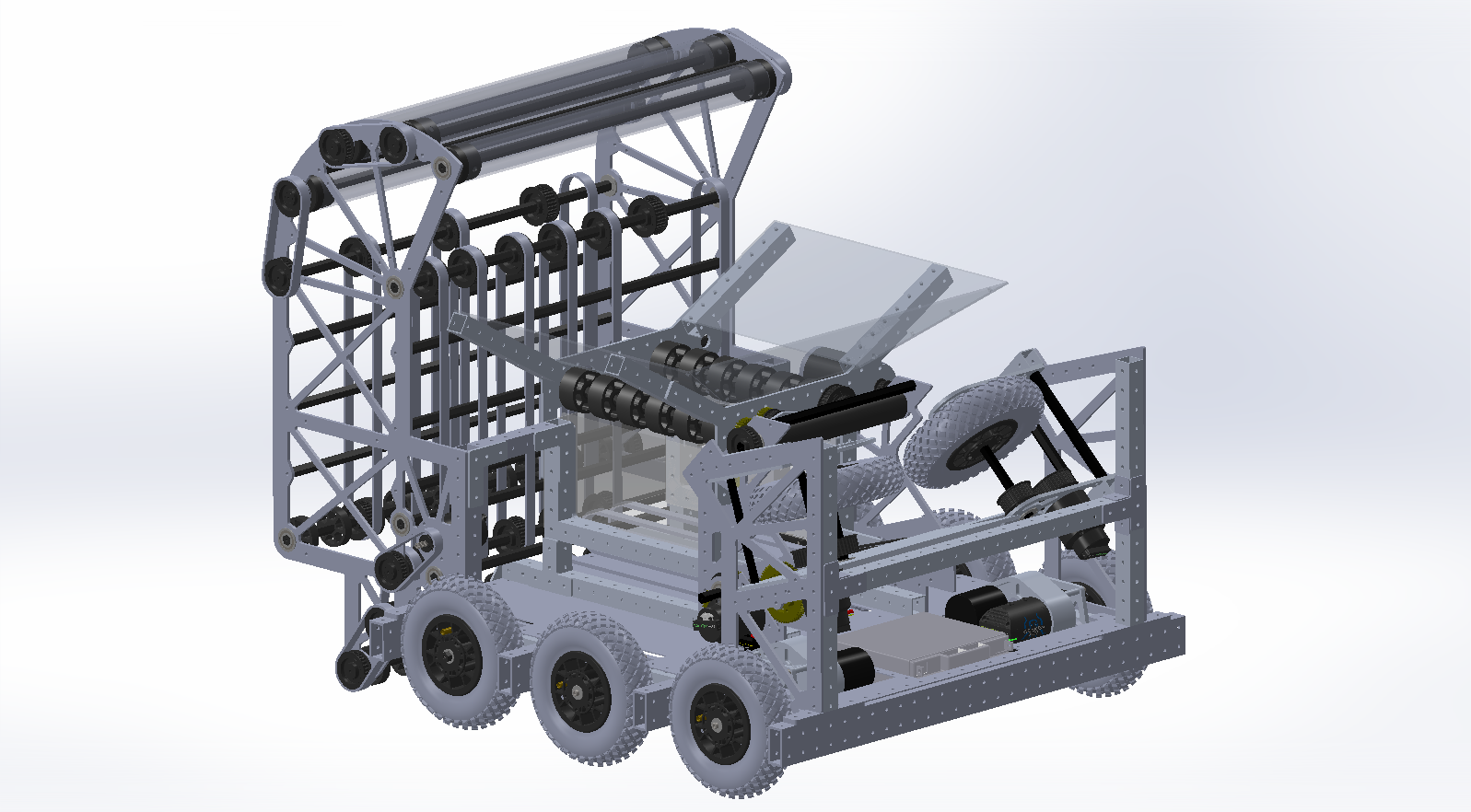 2024 FRC 3255比赛小车3D数模图纸 Solidworks设计
